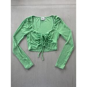 Princess Polly Pistachio Pastel Green Cut Out Crop Fairycore Tinkerbell Baddie